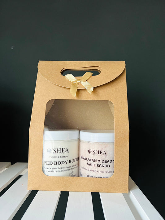 Body butter & Scrub Gift Set