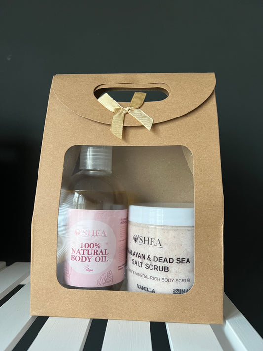 Body Oil & Scrub Gift Set